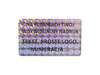 50x30mm hologram tetragon 250szt z twoim nadrukiem