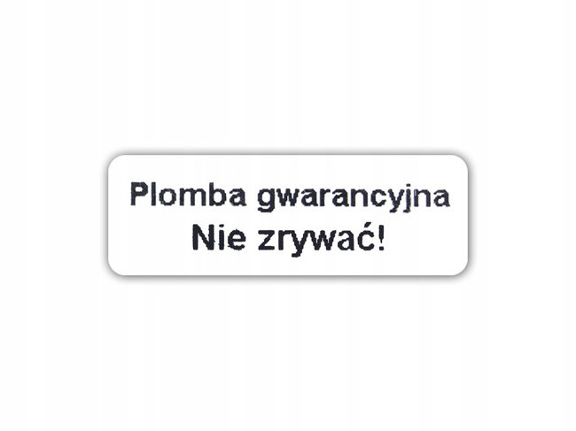 Plomby gwar stickery void biały 15x5 500 szt