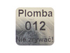 Plomby gwarancyjne stickery 10x10mm void lustrzany 500szt twój nadruk !
