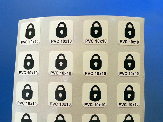 10x10mm plomby pvc łamliwy 1000szt twój nadruk