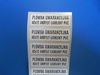 40x12mm pvc łamliwy 250szt twój nadruk