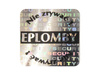 Plomby gwarancyjne stickery 20x20 hologram 500szt twój nadruk !