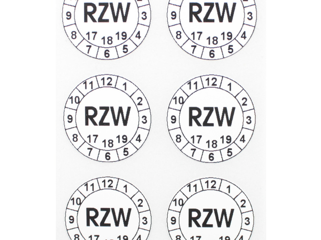 Plomby gwarancyjne fi30mm rzw 1000 szt twój nadruk !
