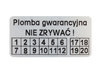 Plomby gwarancyjne stickery 30x15 void mat 1000szt twój nadruk !