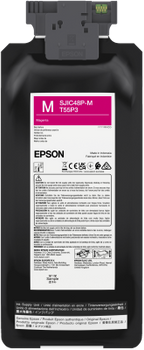 SJIC48P-M Magenta. Czerwony tusz do Epson ColorWorks C8000e