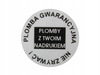 Plomby gwarancyjne fi40 void mat 1000szt twój nadruk !