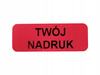 30x11 czerwony open void czystousuwalny 1000 szt twój nadruk !