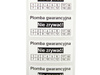 30x15mm plomby pvc łamliwy 1000szt twój nadruk