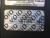 Plomby gwarancyjne stickery 55x12 hologram 250szt twój nadruk !