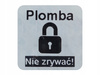 Plomby gwarancyjne stickery 16x16 void mat 500 szt twój nadruk !