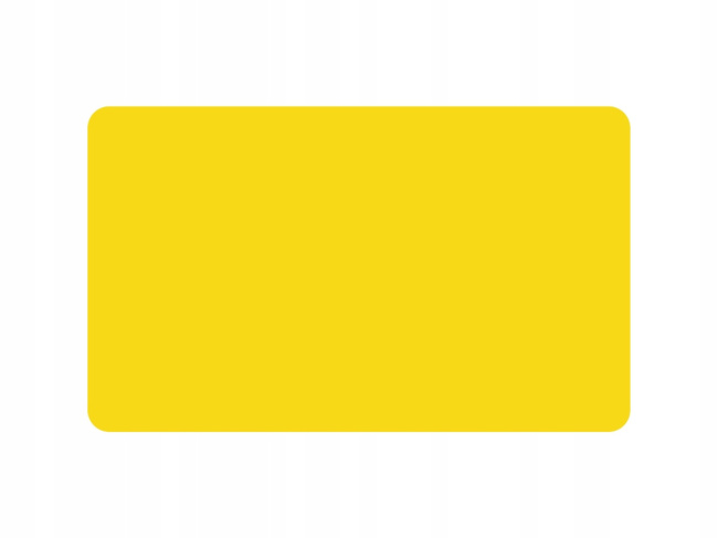 Etykieta termiczna 60x50 żółta / 1000 szt. / 40