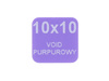 Plomba stickery 10x10 purpurowy void 250szt twój nadruk !