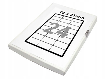 Etykieta arkusz 70x37
