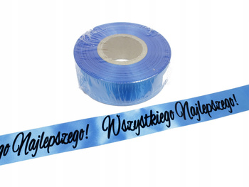 Satyna niebieska 30x50