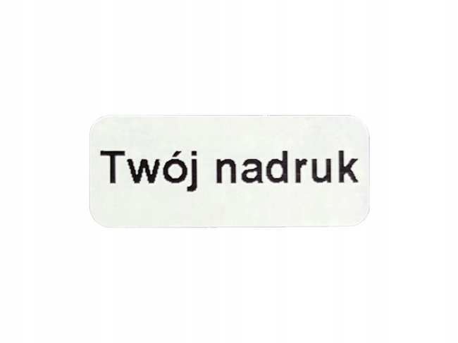 Plomby gwarancyjne 20x8 akrylit kruszące 500 szt twój nadruk !
