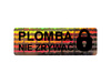 Plomby stickery 15x5 hologram original 250szt twój nadruk !