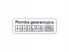 Plomby gwar stickery void biały 15x5 500 szt
