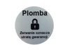 Plomby gwarancyjne stickery fi20 void mat 1000szt twój nadruk !