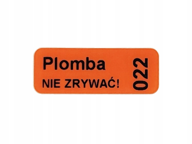 30x11 pomarańczowy open void 1000 szt twój nadruk !