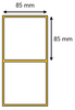 Etykieta ostrzegawcza 85x85 kieliszek /500 szt