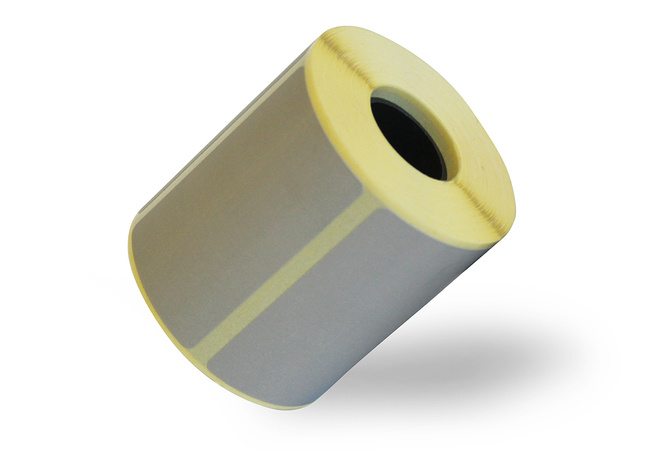 Etykieta termiczna 50x30 szara p.cg4 / 400 szt / fi19