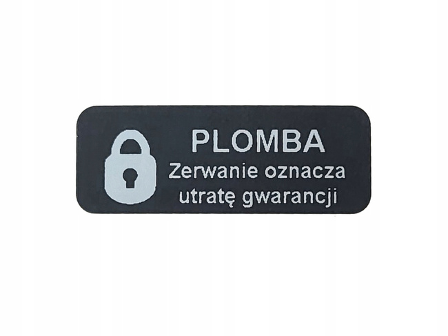 30x11 czarny open void czystousuwalny 1000 szt twój nadruk !