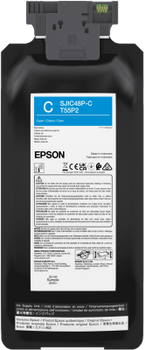 SJIC48P-C Cyan. Niebieski tusz do Epson ColorWorks C8000e