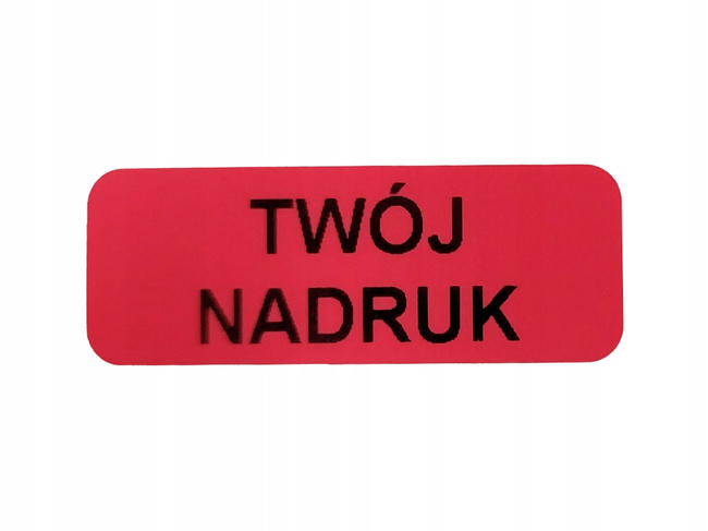 30x11 czerwony open void czystousuwalny 1000 szt twój nadruk !