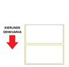 Etykieta termiczna 60x30 odlepna / 2000 szt / 40