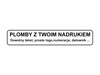 60x10mm plomby pvc łamliwy 250szt twój nadruk