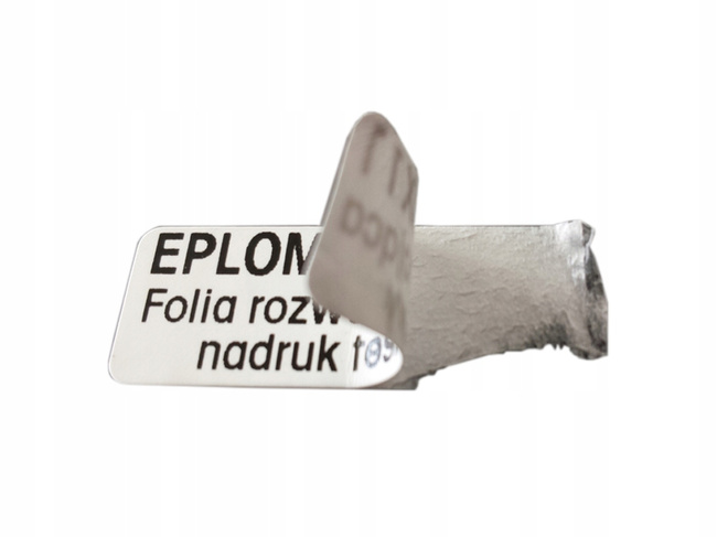 Plomby gwarancyjne stickery 16x16 folia rzw 500szt twój nadruk !