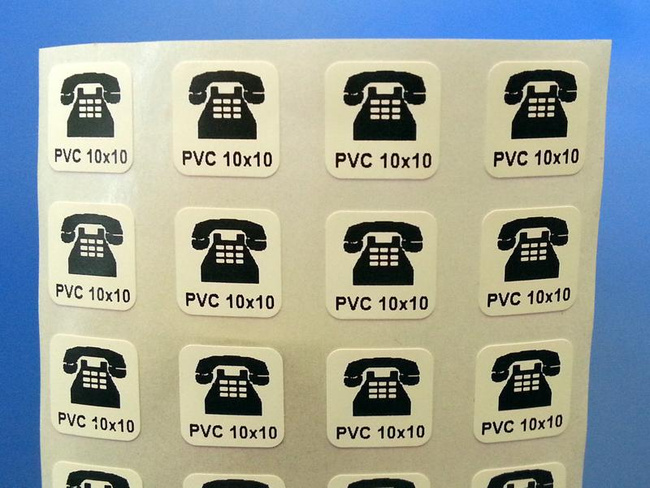 10x10mm plomby pvc łamliwy 500szt twój nadruk