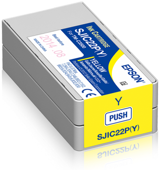 SJIC22P(Y) Tusz Yellow do Epson ColorWorks C3500 (Yellow)