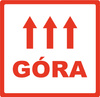 Etykieta ostrzegawcza 85x85 góra /500 szt