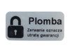 Plomby gwarancyjne stickery 20x8 void mat 1000 szt twój nadruk !
