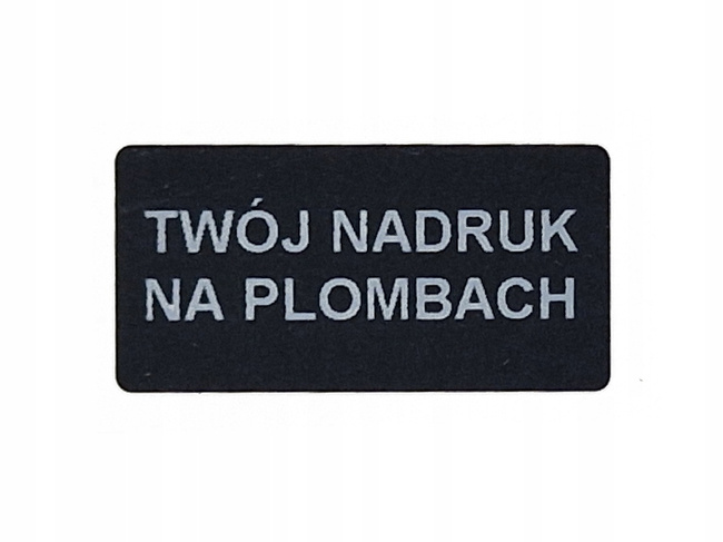 30x15 czarny open void czystousuwalny 250 szt twój nadruk !