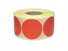 Etykieta termiczna fi50 czerwona / 1000 szt / 40