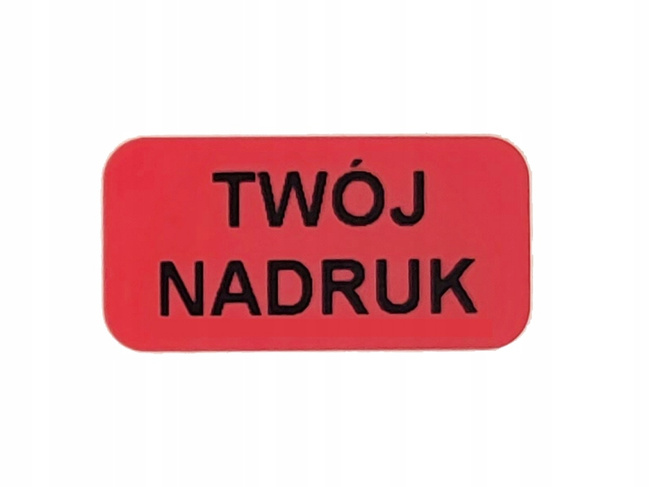 20x10 czerwony open void czystousuwalny 250 szt twój nadruk !