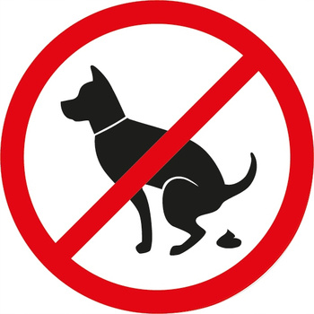 Naklejka foliowa fi200 pies