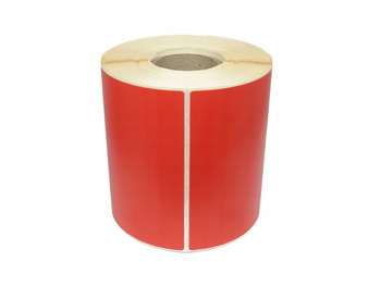 Etykieta termiczna 65x150 czerwona / 500 szt / 40