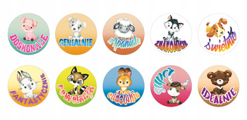 Fi50 naklejki motywacyjne / 10 szt