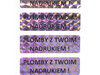 60x10 hologram tetragon 250szt z twoim nadrukiem