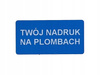 30x15 open void niebieski czystousuwalny 500 szt twój nadruk !