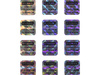 10x10mm hologram tetragon 1000szt twój nadruk