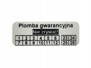 30x11 szary open void 1000 szt twój nadruk !