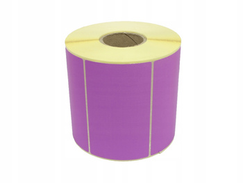 Etykieta termiczna 70x25 fioletowa / 2000 szt / 40