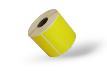 Etykieta foliowa 100x150 PP ŻÓŁTA  / 500 szt / 40