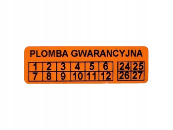 40x12 pomarańczowy open void 500 szt twój nadruk !