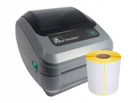 Drukarka termiczna Zebra gk420d usb ethernet + etykiety kurier