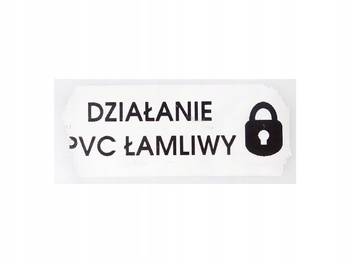 30x11mm plomby pvc łamliwy 1000szt twój nadruk